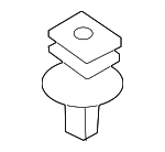 51478262533 - Body: Inner Sill Clip for BMW: 528i, 528i xDrive, 530e, 530e xDrive, 530i, 530i xDrive, 535d, 535d xDrive, 535i, 535i GT, 535i GT xDrive, 535i xDrive, 540d xDrive, 540i, 540i xDrive, 550i, 550i GT, 550i GT xDrive, 550i xDrive, 640i, 640i Gran Coupe, 640i xDrive, 640i xDrive Gran Coupe, 640i xDrive Gran Turismo, 650i, 650i Gran Coupe, 650i xDrive, 650i xDrive Gran Coupe, ActiveHybrid 5, i3, i3s, M5, M550i xDrive, M6, M6 Gran Coupe, X5, Z4 Image