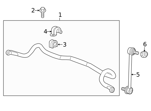 Stabilizer Bar & Components for 2020 Chevrolet Spark #0