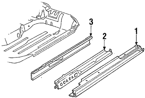 Rocker Panel for 1987 Chevrolet Beretta #0