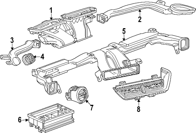 42727862 - : Part# 42727862 F (S)Adapter for Buick: Envista | Chevrolet: Trax Image