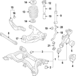 357407613B - Suspension: Hub for Audi Image