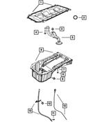 53013974AA - 5.7L Gas; Engine: Engine Oil Indicator Tube for Mopar Image