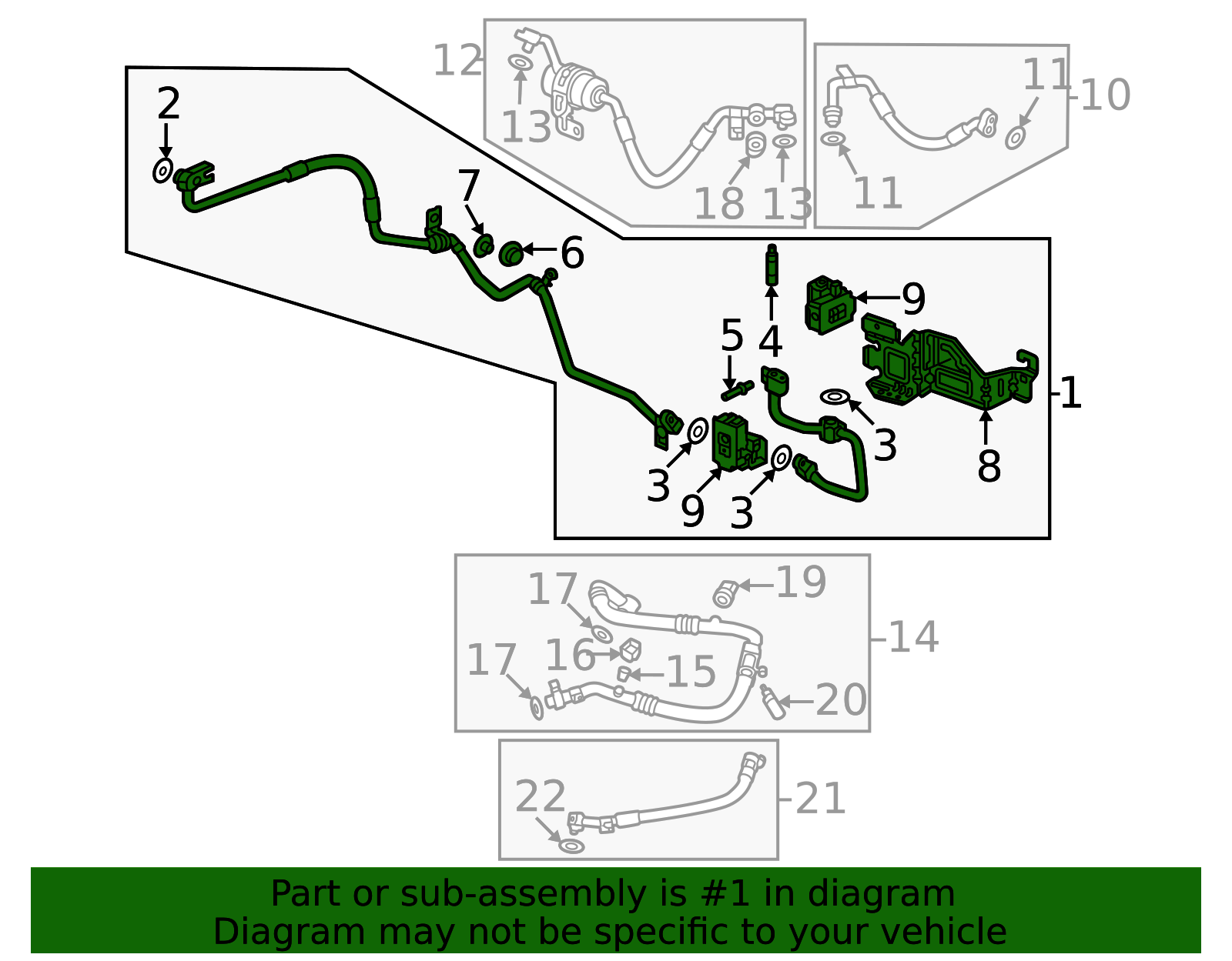2022-2024 GMC F (S)Hose 86575025 | OEM Parts Online