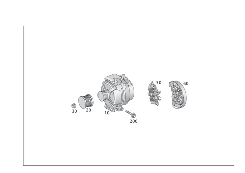 Alternator for 2013 Mercedes-Benz GL 350 #0