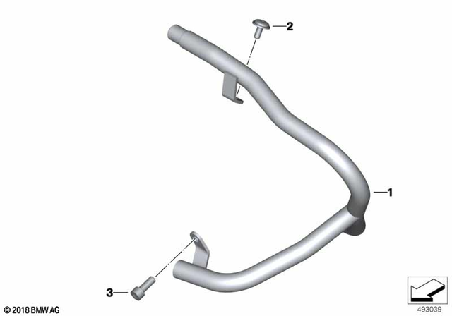 7119904253 - Protection: Fillister-Head Screw - M10X25-8.8-zns3 for BMW-Motorrad Image