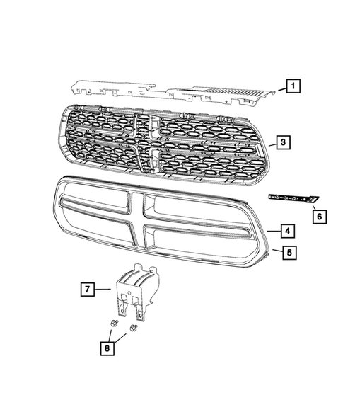 Grilles for 2015 Dodge Durango #0