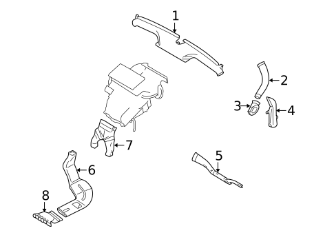 Ducts for 2007 Volvo V50 #0