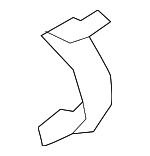 281743J000 - Engine: Air Cleaner Assembly Clamp for Genesis: G70 | Hyundai: Accent, Elantra, Elantra GT, Kona N, Santa Fe, Santa Fe Sport, Santa Fe XL, Sonata, Tucson, Veloster, Veloster N, Veracruz Image