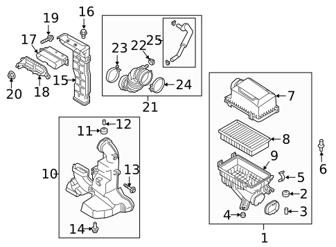 Air Intake for 2018 Hyundai Accent #0