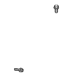 564152H000 - Steering: Intermediate Shaft Bolt for Genesis: G70 | Hyundai: Elantra, Elantra Coupe, Elantra GT, Elantra N, Ioniq, Kona, Kona Electric, Kona N, Santa Fe, Sonata, Tucson, Veloster, Veloster N, Venue Image