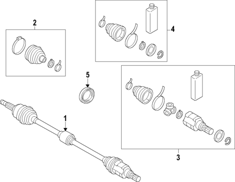 Front Axle for 2024 Mitsubishi Eclipse Cross #0