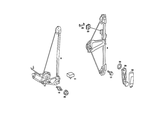 2017300846 - Rear Doors: Window Lifter for Mercedes-Benz: 190, 190D, 190E Image