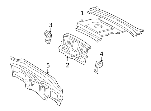 Rear Body for 2006 Lexus LS430 #0