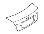 57509VA0709P - Body: Trunk Lid for Subaru: Impreza, WRX, WRX STI Image