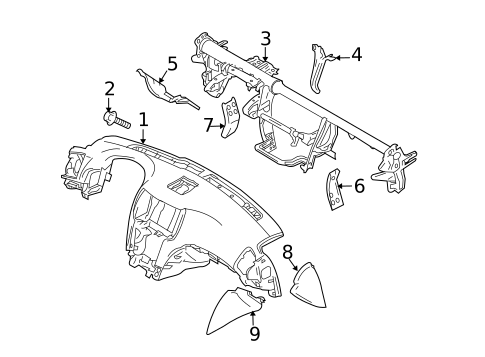 Instrument Panel for 2008 INFINITI G35 #0