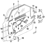 8970233141 - : Lock for Isuzu Image