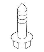 9390345480 - Body: Bumper Cover Screw for Honda: Civic, Fit, HR-V, Insight Image