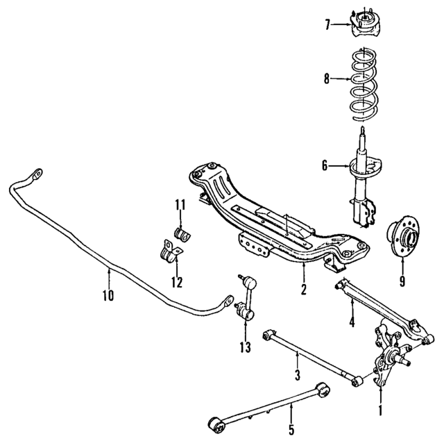 F32Z4A013B - Suspension: Spindle for Ford: Probe Image