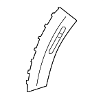 86557K4000 - Body: Edge Guard for Hyundai: Kona Electric Image