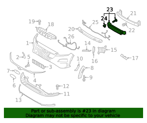 86950 2019-2021 Hyundai Kona Electric Shutter Assembly 86950-K4000 | QuirkParts