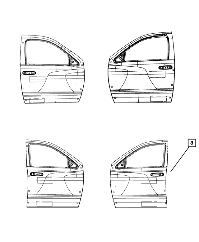 5056247AA - Labels: Tire Pressure Label for Mopar Image image