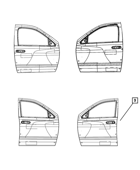 Doors for 2008 Dodge Ram 3500 #3