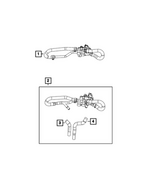 68727854AA - Air Conditioners and Heaters: Heater Hose for Mopar Image