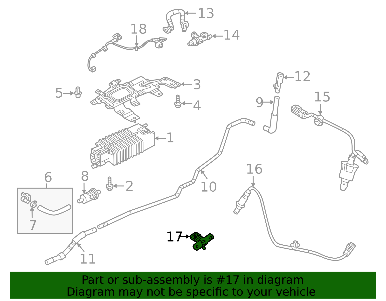 2025 Mazda CX-50 M.A.P Sensor CWA3-18-211 | OEM Parts Online