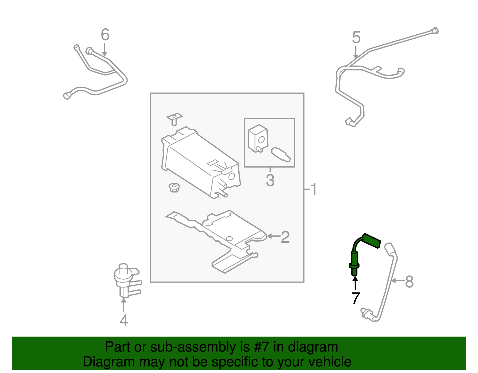 2007-2010 Ford Oxygen Sensor 7T4Z-9F472-A | OEM Parts Online