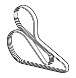 PR3Z8620C - Belts &amp; Cooling: Serpentine Belt for Ford Image