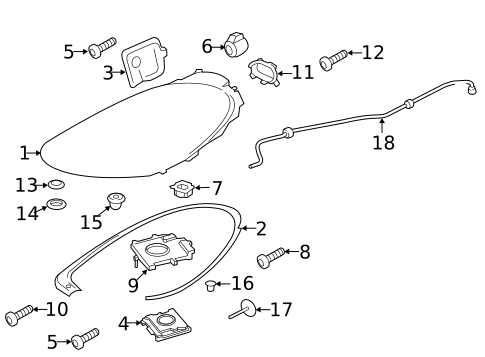 Headlamp Components for 2020 Porsche Panamera #2