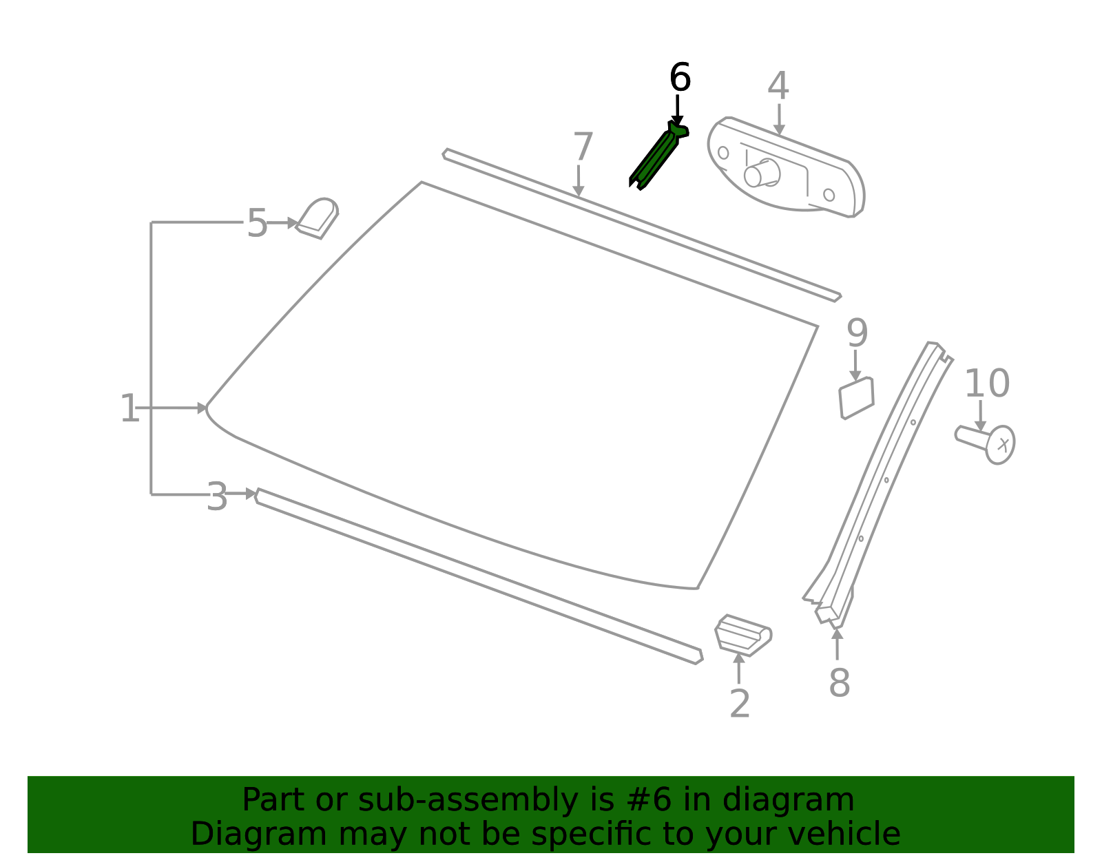 Inside Rearview Mirror Wiring Harness Cover 20990167 GM | GMPartsDirect.com
