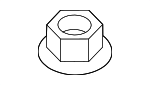 7147266441 - Body: Bumper Impact Bar Nut for BMW Image