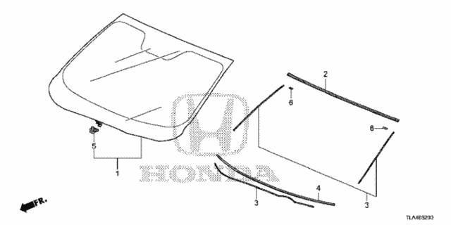Front Windshield for 2019 Honda CR-V #0