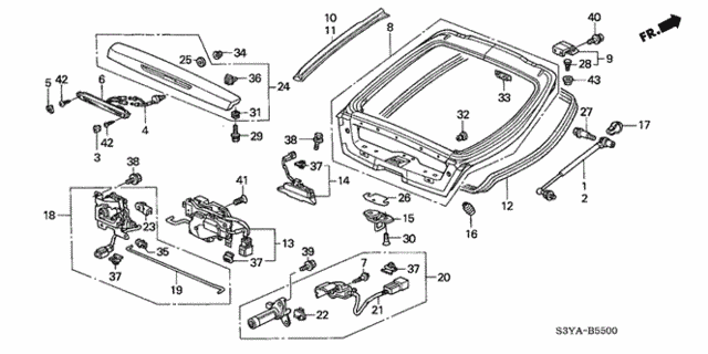 Tailgate for 2005 Honda Insight #0