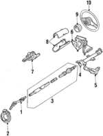 E1FZ3B676C - Steering: Lower Shaft for Ford: Escort, EXP, Tempo | Mercury: Lynx, Topaz Image