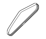 MN187017 - Cooling System: Power Steering Belt for Chrysler: Sebring | Dodge: Stratus Image