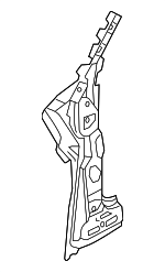 AE9Z74025A01A - Body: Hinge Pillar Reinforced for Lincoln: MKT Image