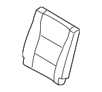 FL3Z1666600CJ - Body: Seat Back Cover for Ford: F-250 Super Duty, F-350 Super Duty, F-450 Super Duty Image