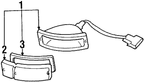 Park Lamps for 1985 Mazda RX-7 #0