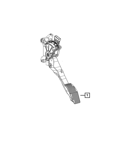 Accelerator Pedal for 2021 Fiat 500X #0