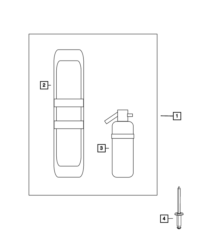 55352852AA - Wheels: Tool Set for Mopar Image image