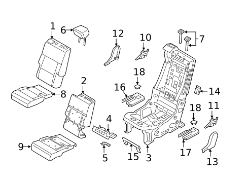 Second Row Seats for 2023 Ford Explorer #5