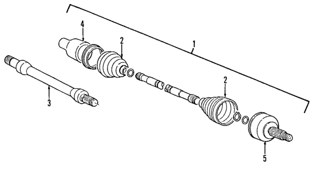 F5RZ3B413B - Front Drive Axle: Inner Cv Joint for Ford Image