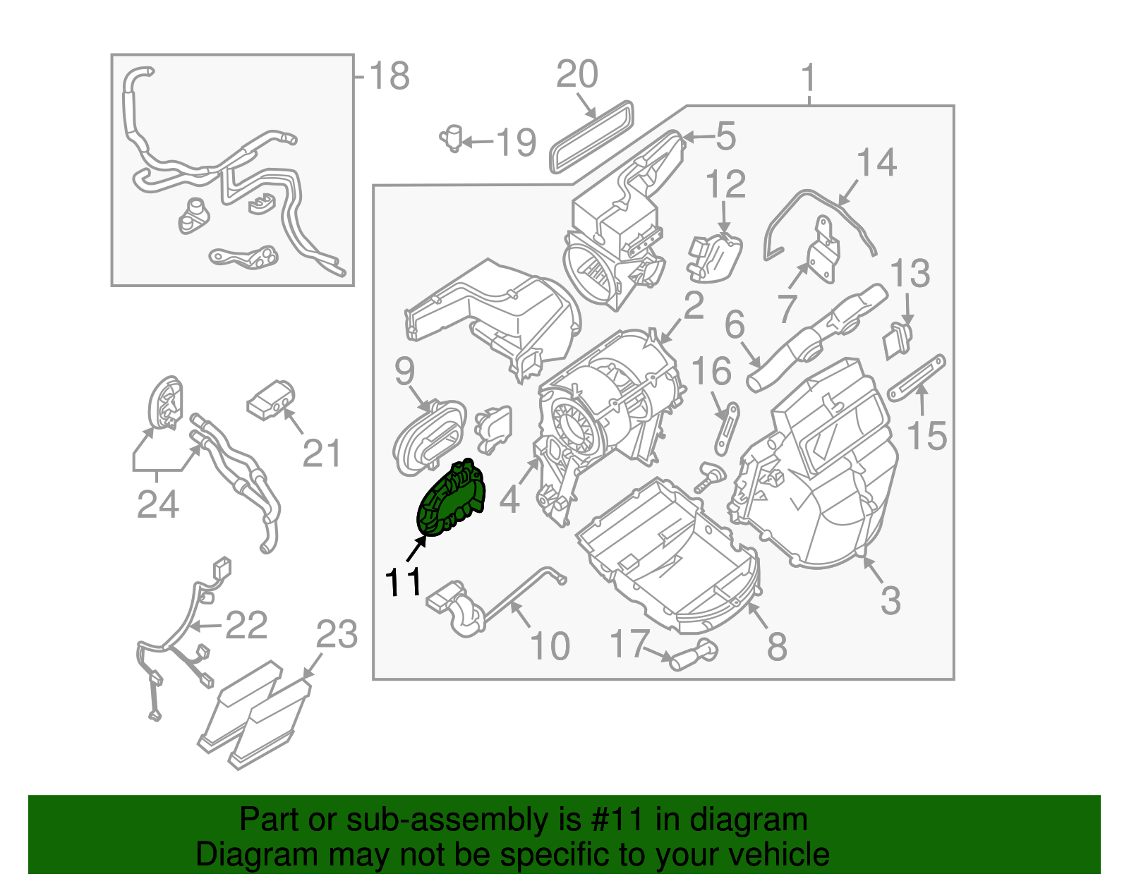 Heat Tube Plate - Nissan (92725-5Z000)