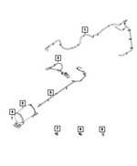 68522564AB - Rear Suspension: Air Line Assembly for Ram: 3500 Image