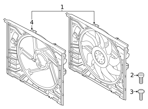Cooling Fan for 2021 BMW Z4 #0