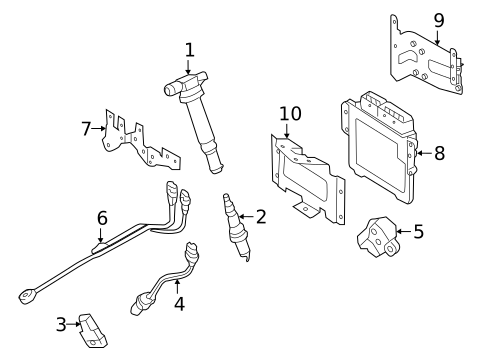 Ignition System for 2015 Hyundai Genesis #0