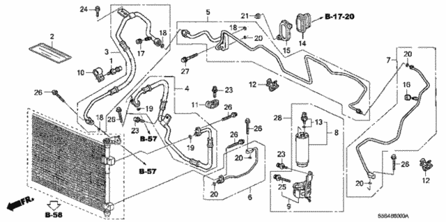 A/C Hoses - Pipes for 2005 Honda Civic #0