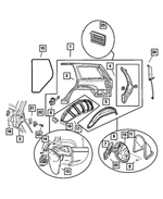 5083111AG - : Body Side Aperture Rear Panel, Left for Mopar Image